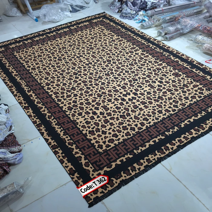 فرشینه کد T 362 پوست پلنگ