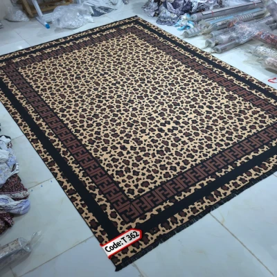 فرشینه کد T 362 پوست پلنگ