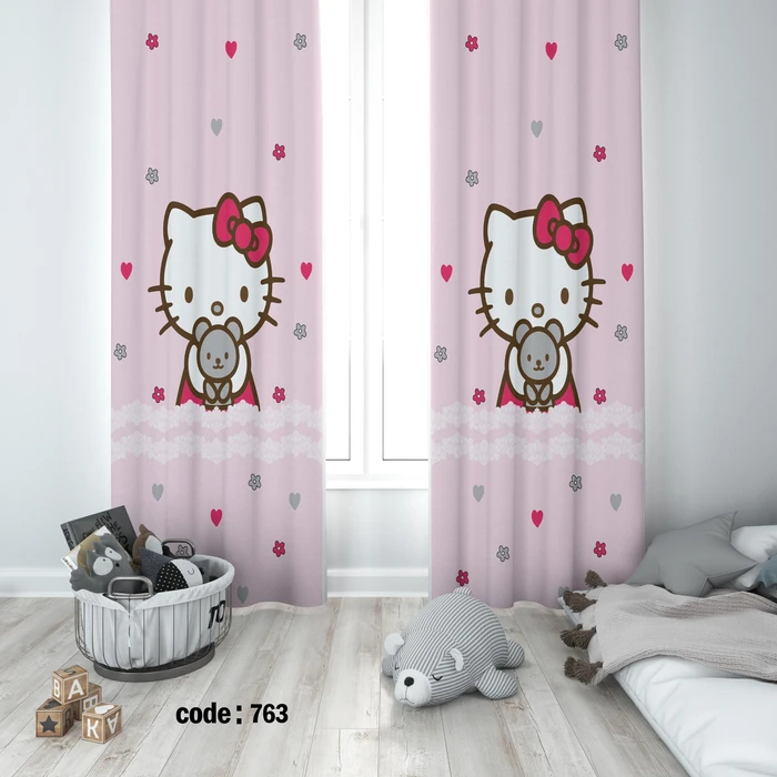 پرده کد 763 گربه کیتی