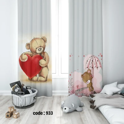 پرده کد 933 خرس تدی