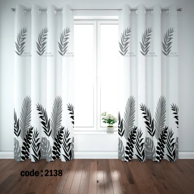 پرده کد2138 برگ و شاخه