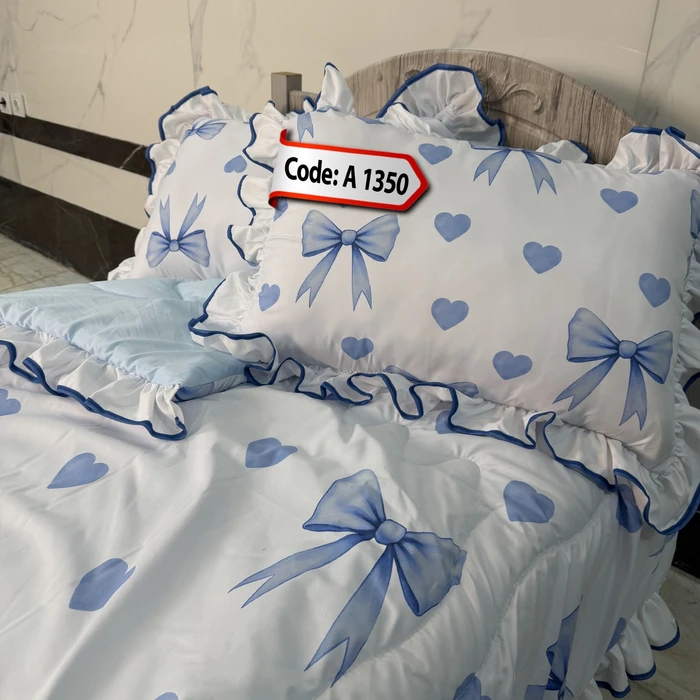 روتختی چین دار کد A 1350 پاپیون و قلب