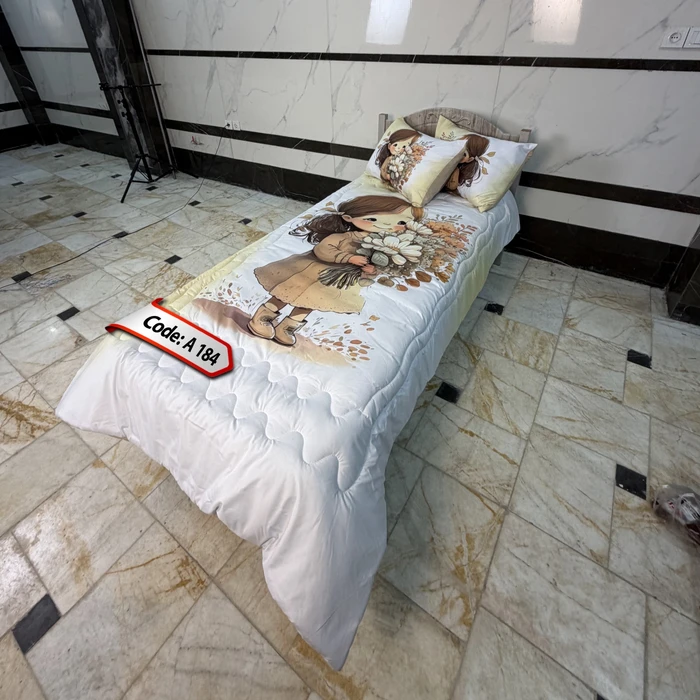 روتختی کد A 184 دختر بچه با دسته گل